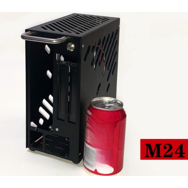 Psu Computer - M24 미니 A4 ITX 섀시 전체
