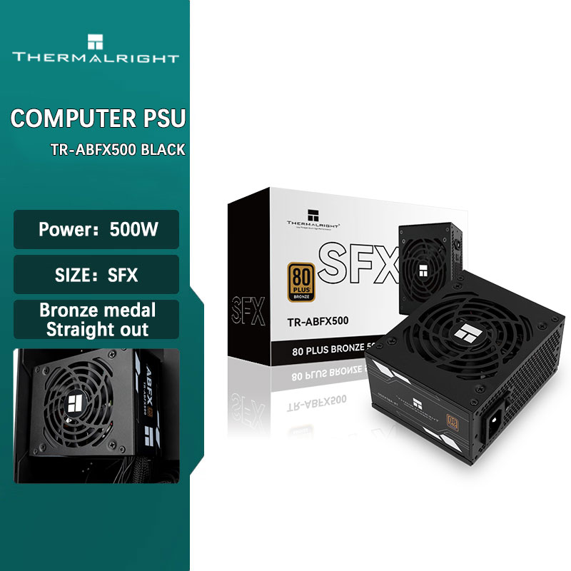 Power Supply 650W - Thermalright TR-ABFX500 블랙 SFX 청동 메달