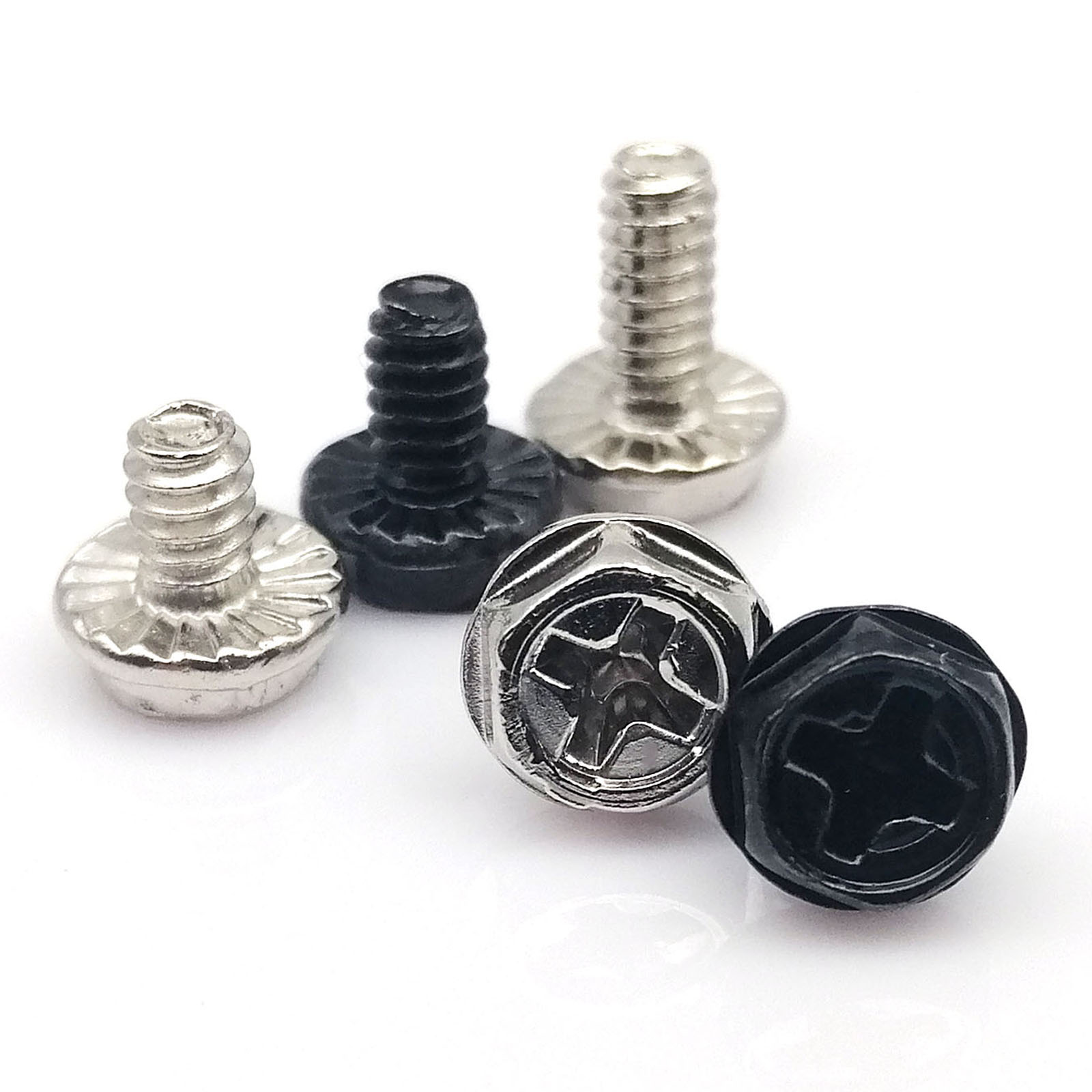 Psu Computer - 100pcs 블랙 실버 6 # -32x5/6/8mm