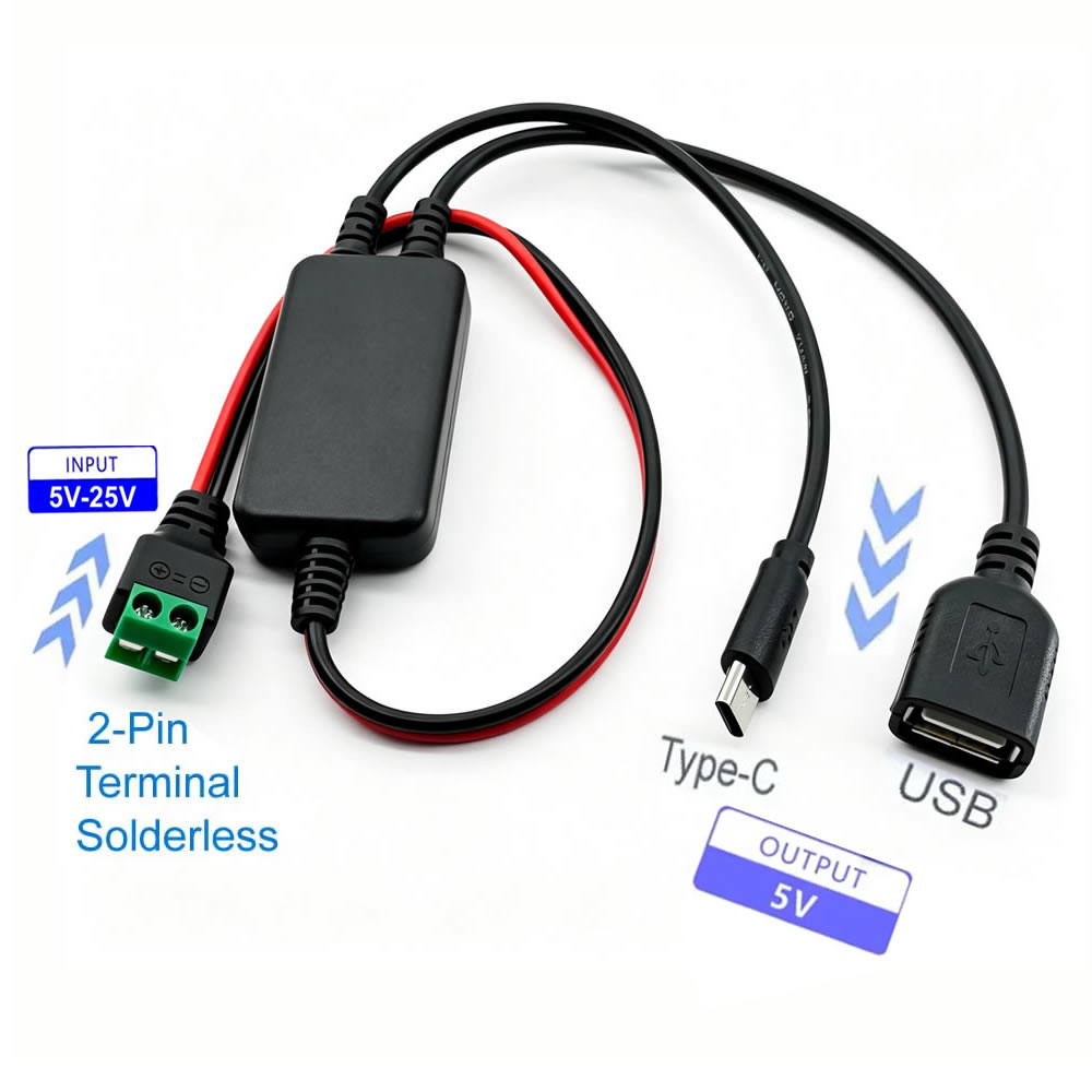 12V/24V에서 5V로 변환하는 DC-DC 벅 모듈  - Modular Power Supply 리뷰 및 가격