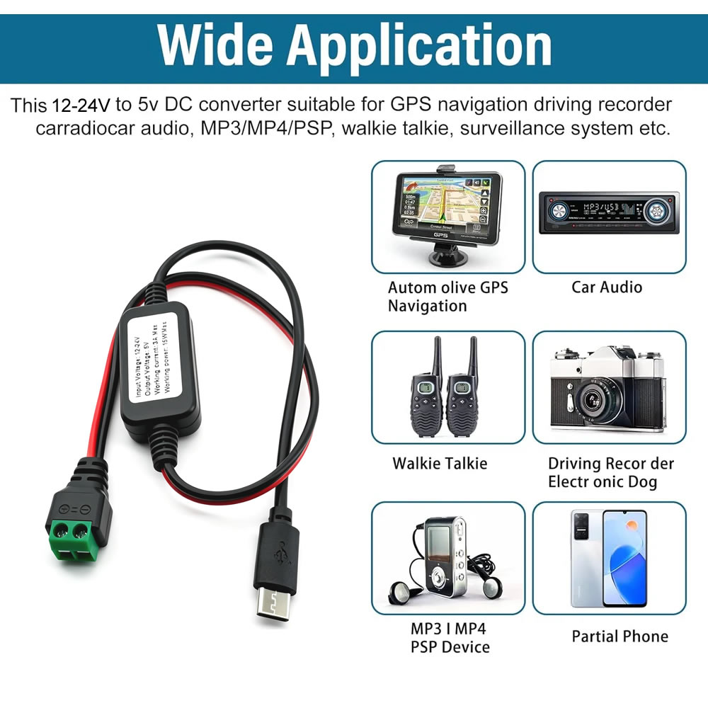 12V/24V에서 5V로 변환하는 DC-DC 벅 모듈  - Modular Power Supply 리뷰 및 가격