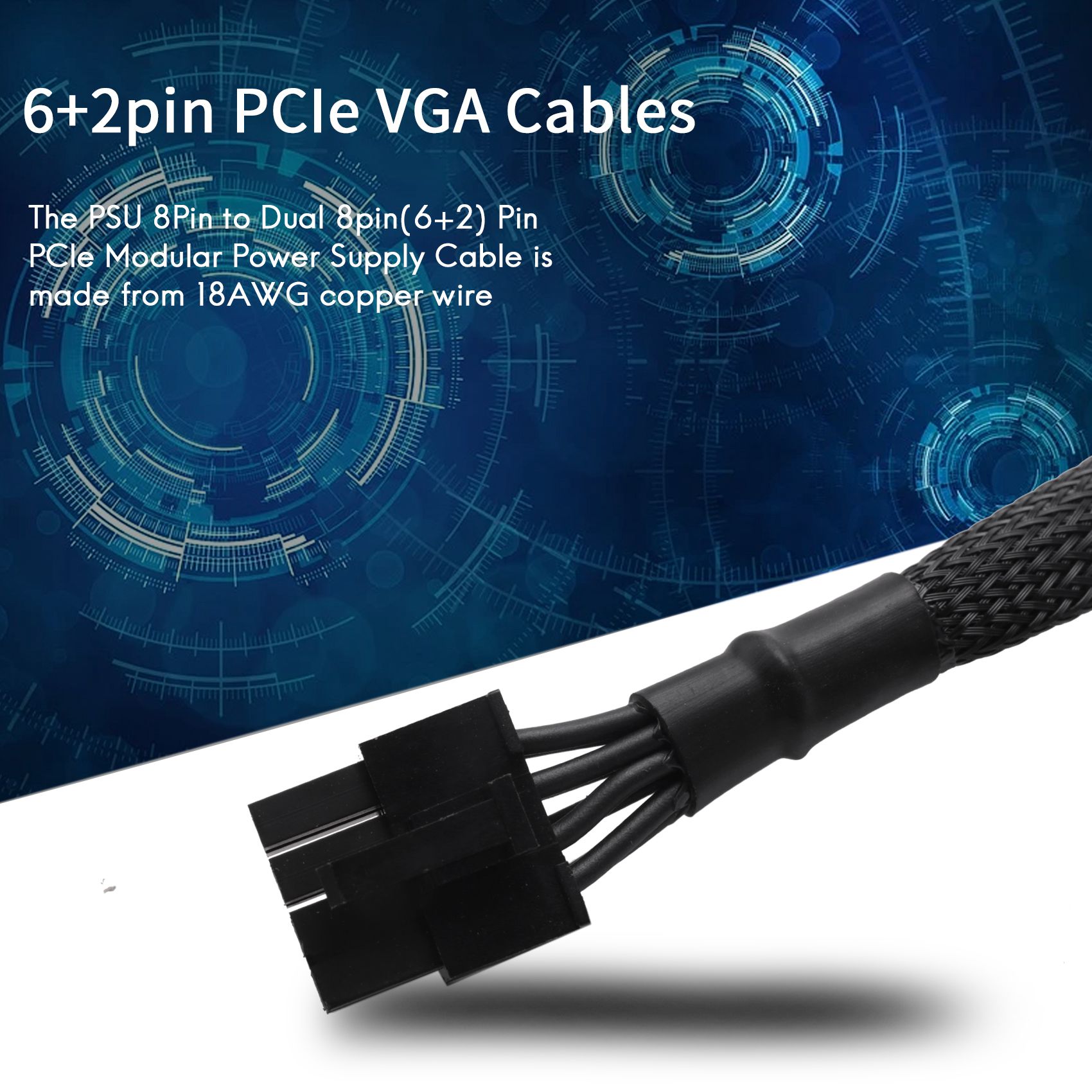 고급! PSU 8핀-듀얼 8핀(6+2) 핀 PCIe 모 - Modular Power Supply 리뷰 및 가격