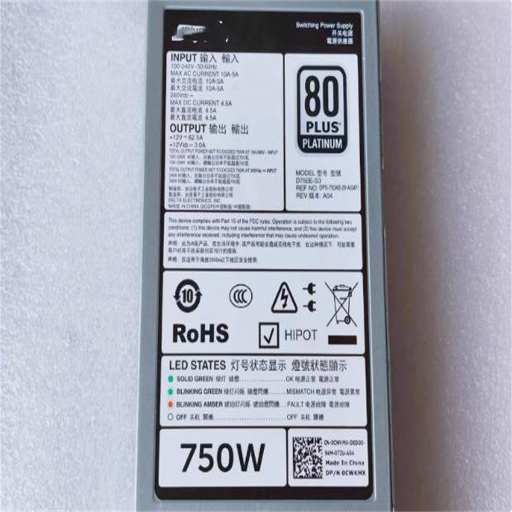 DELL PowerEdge R740 R730 R720  - Power Supply 750W 리뷰 및 가격