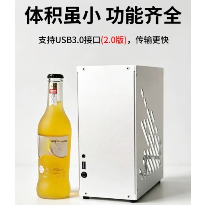 M24 미니 A4 ITX 섀시 전체 알루미늄 투명 측면 - Psu Computer 리뷰 및 가격