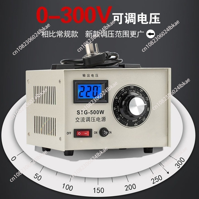단상 전압 조정기 220v AC 조정 접촉식 0-300 - Power Supply 500W 리뷰 및 가격