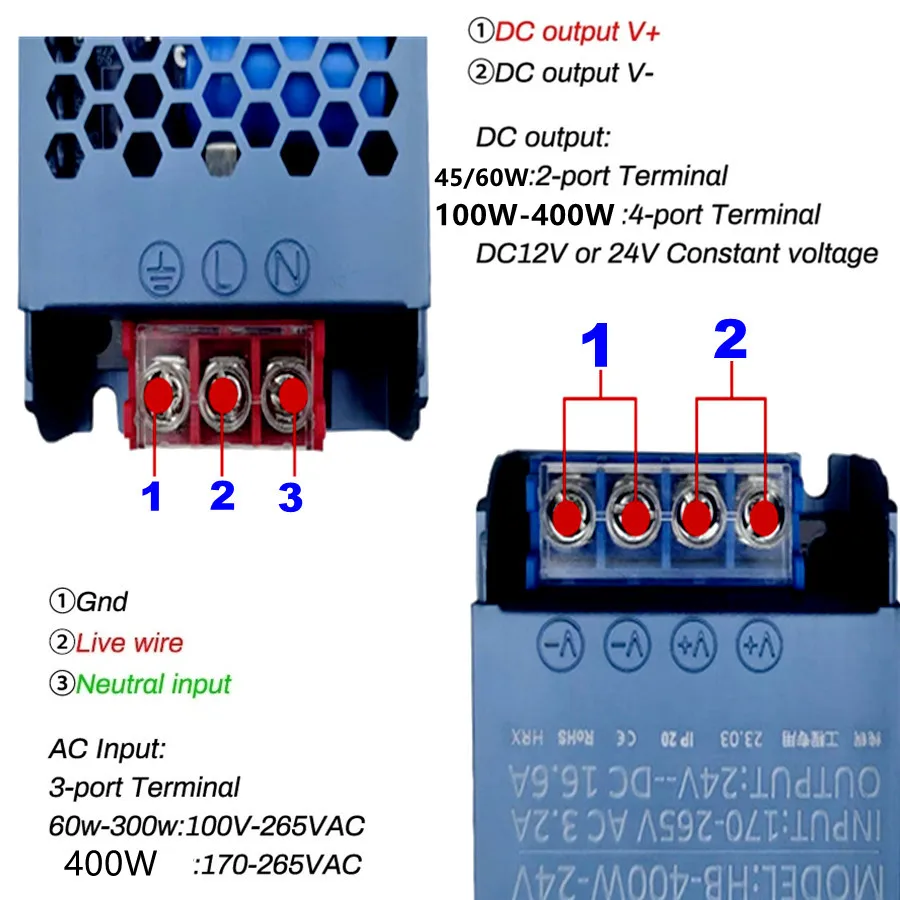 12V 24V LED 전원 공급 장치 LED 스트립 조 - Smps Power Supply 리뷰 및 가격