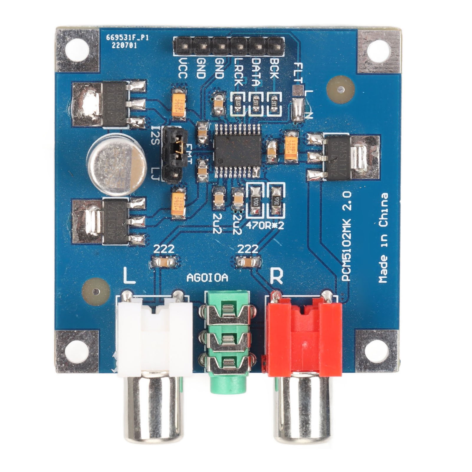 DAC 디코더 보드 I2S 입력 32비트 384K 디코 - Modular Power Supply 리뷰 및 가격